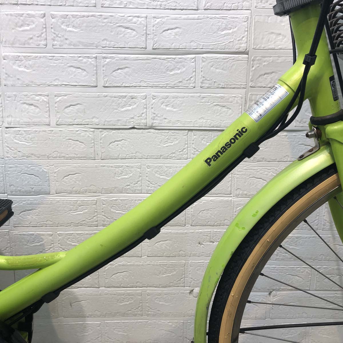 中古電動自転車 パナソニック エーガールズ グリーン 26インチ YD027