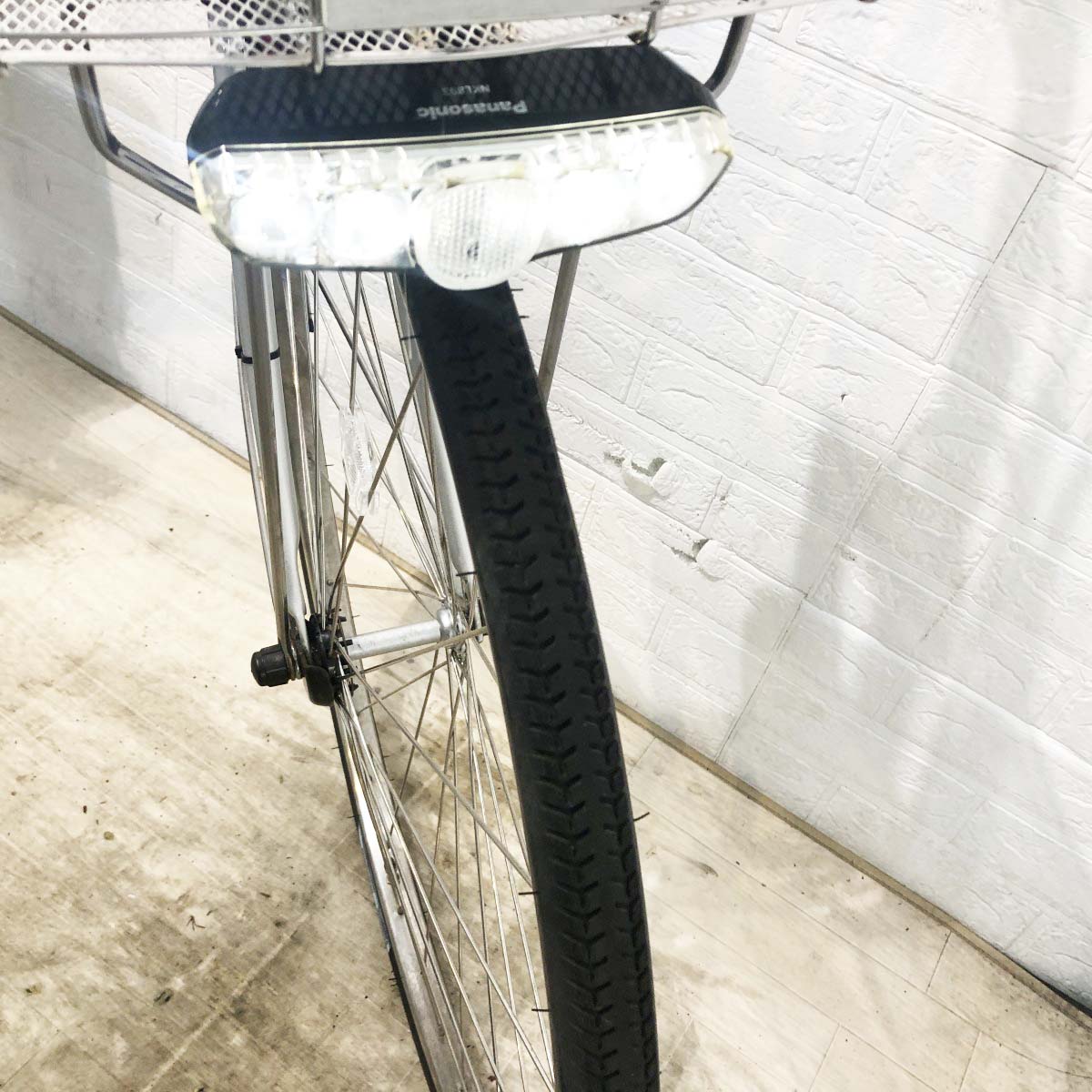 中古電動自転車 パナソニック ティモDX シルバー 27インチ YI031