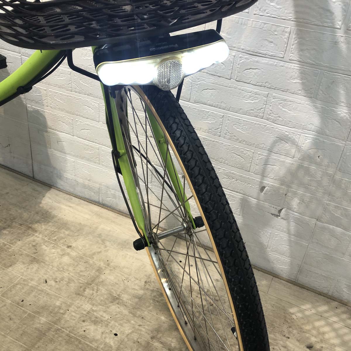 中古電動自転車 パナソニック エーガールズ グリーン 26インチ YD027