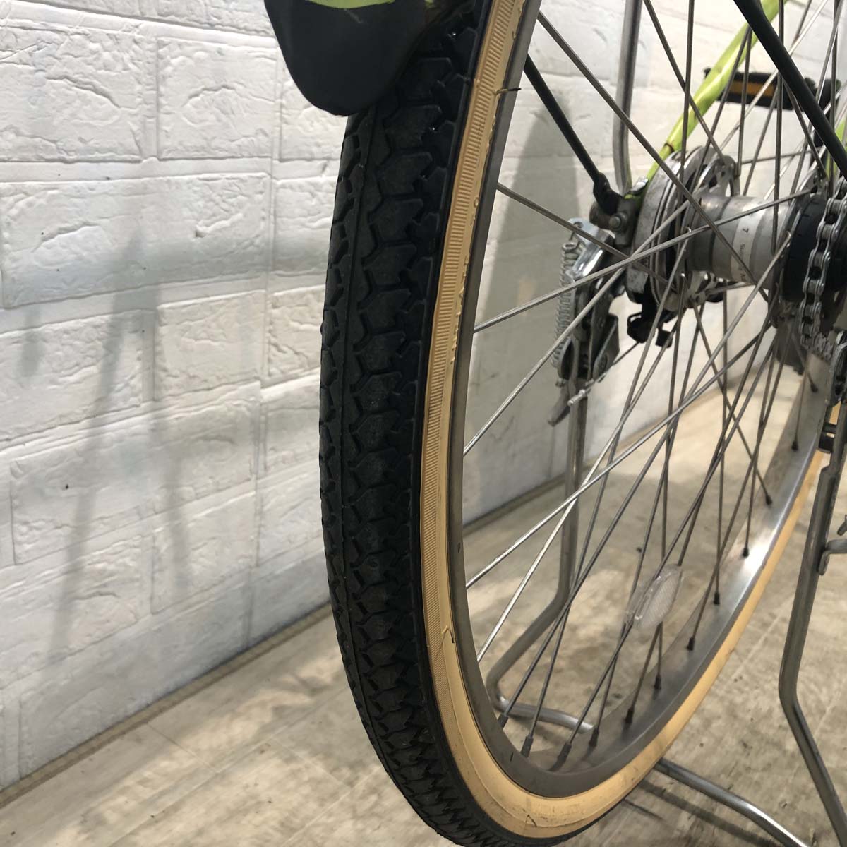 中古電動自転車 パナソニック エーガールズ グリーン 26インチ YD027