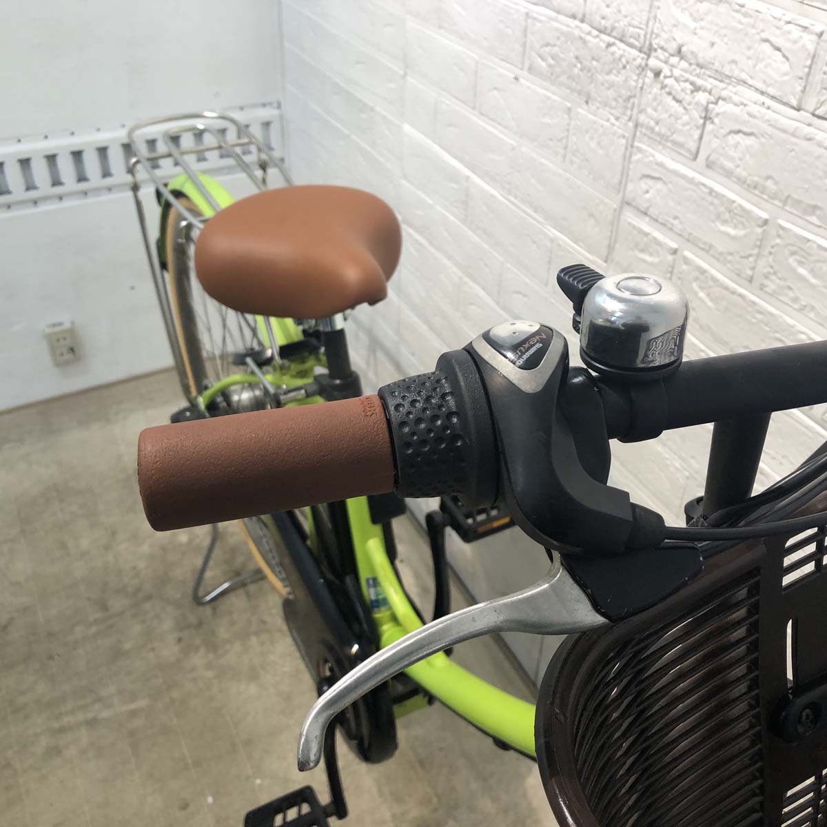 中古電動自転車 パナソニック エーガールズ グリーン 26インチ YD027