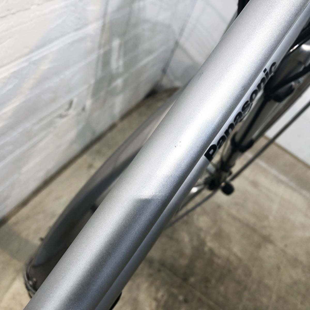 中古電動自転車 パナソニック ティモDX シルバー 27インチ YI031