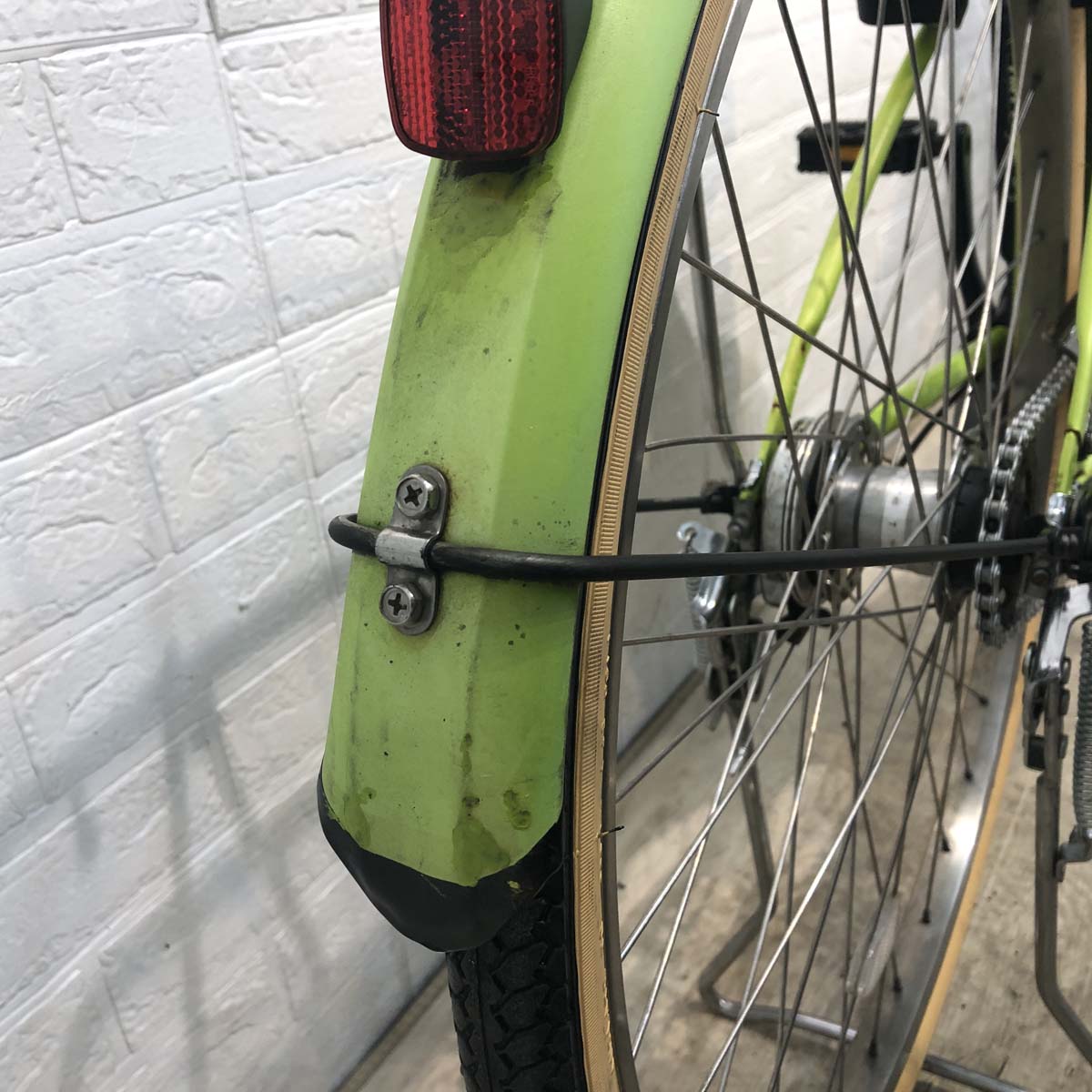 中古電動自転車 パナソニック エーガールズ グリーン 26インチ YD027