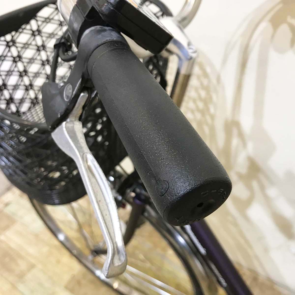 中古電動自転車 パナソニック ビビDX パープル 26インチ KG106