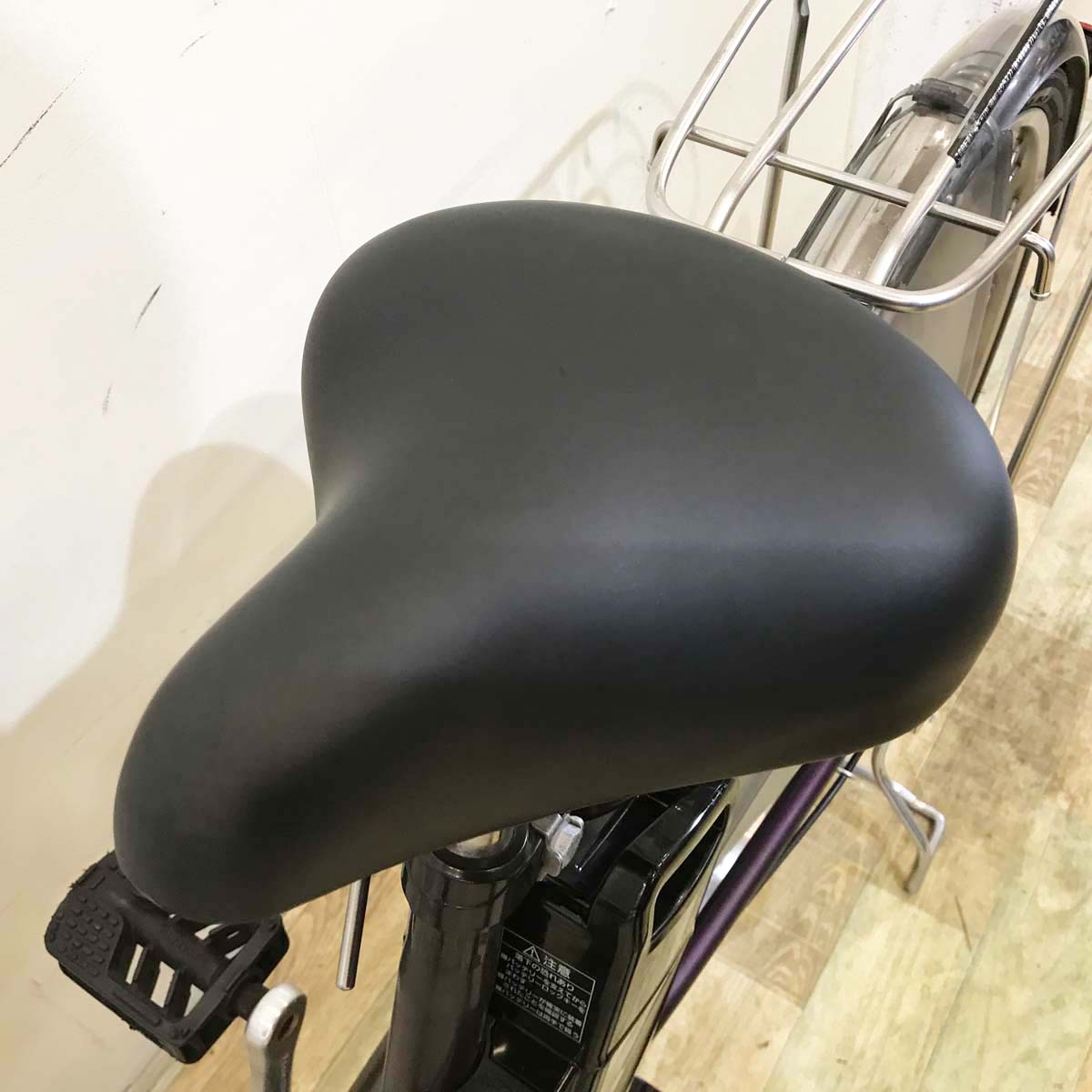 中古電動自転車 パナソニック ビビDX パープル 26インチ KG106