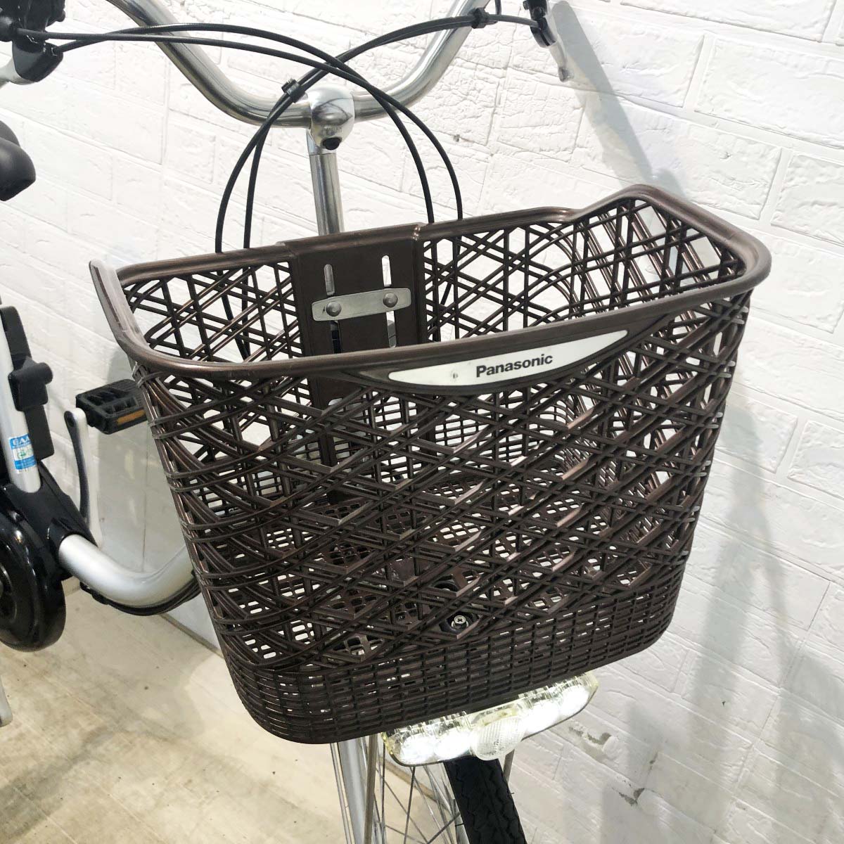 中古電動自転車 パナソニック ビビDX シルバー 26インチ YI032
