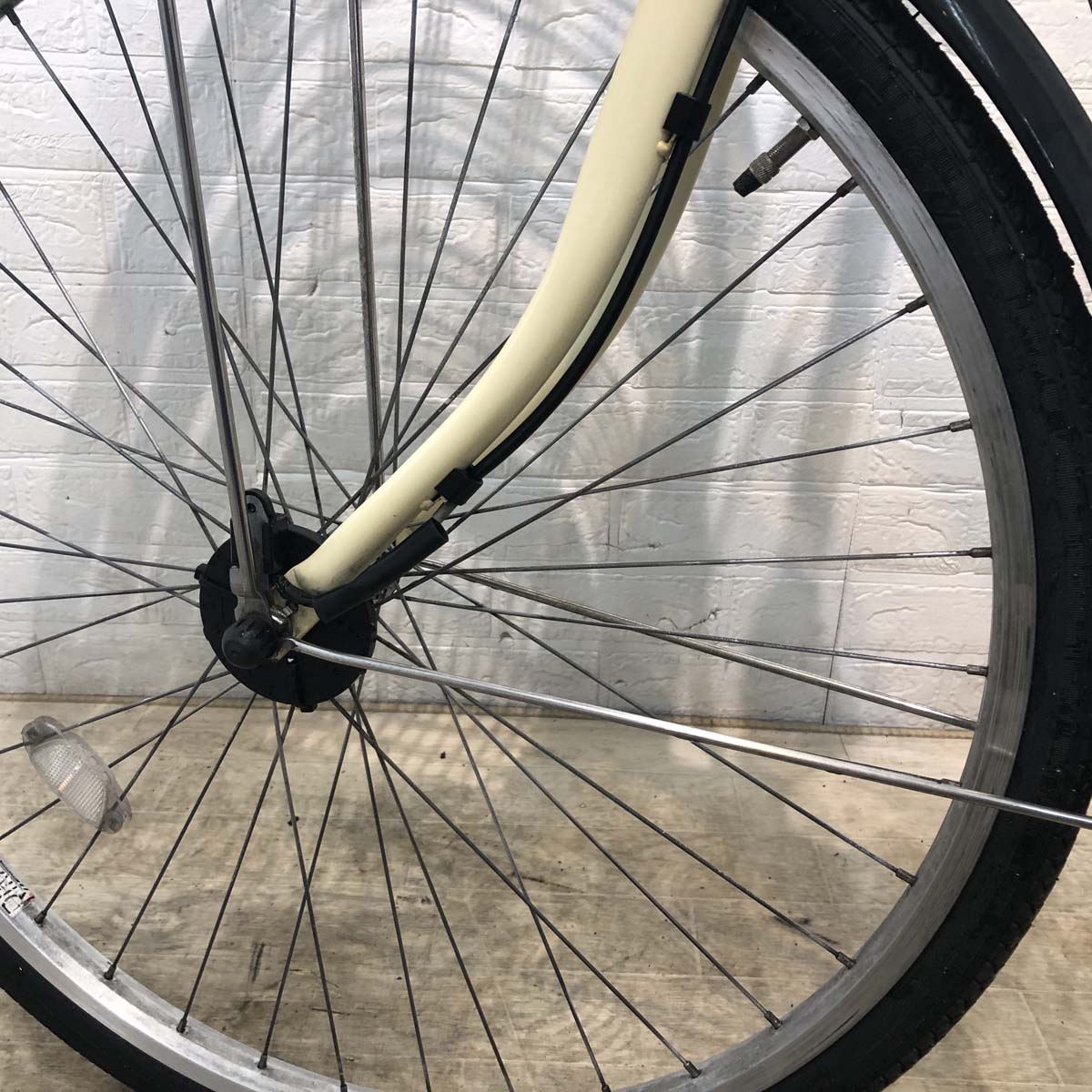 中古電動自転車 ブリヂストン アシスタ ロイヤル アイボリー 26インチ YD028 