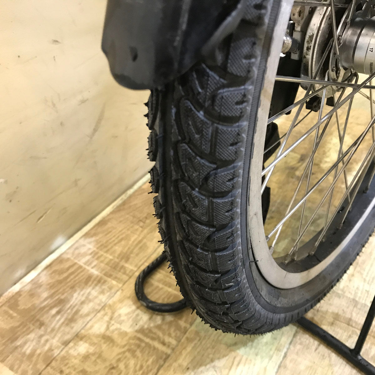 中古電動自転車 ヤマハ PAS Kiss mini un パス キッス アンホワイト 20インチ KB106