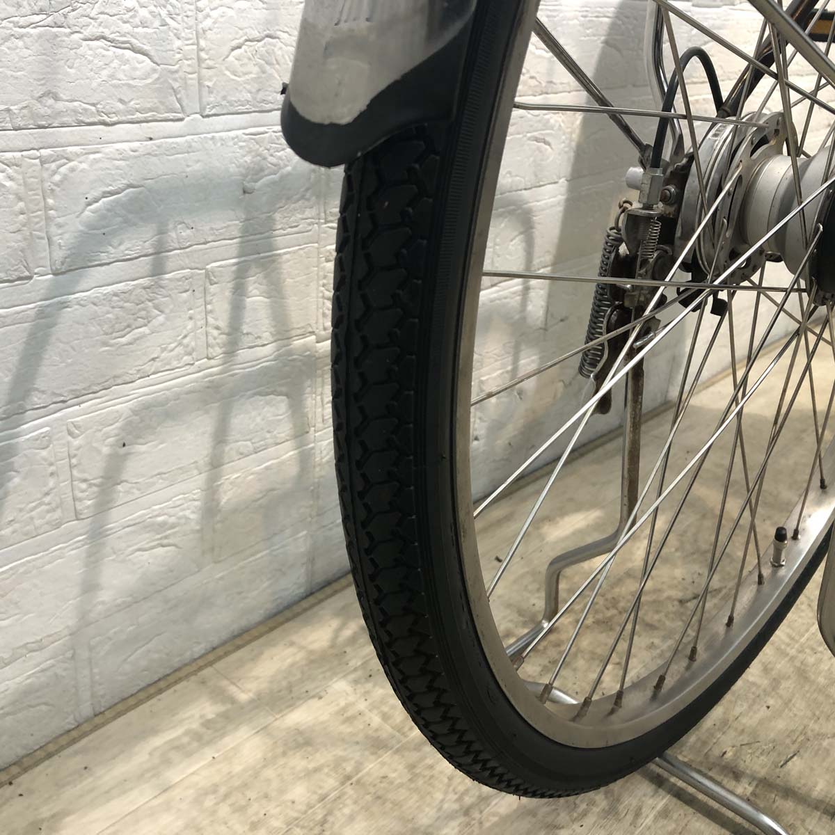 中古電動自転車 パナソニック ビビ EX ブラウン 26インチ YD029