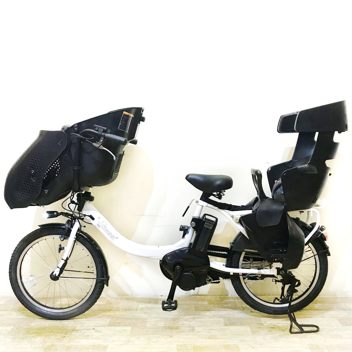 中古電動自転車 ヤマハ PAS Kiss mini un パス キッス アンホワイト 20インチ KB106