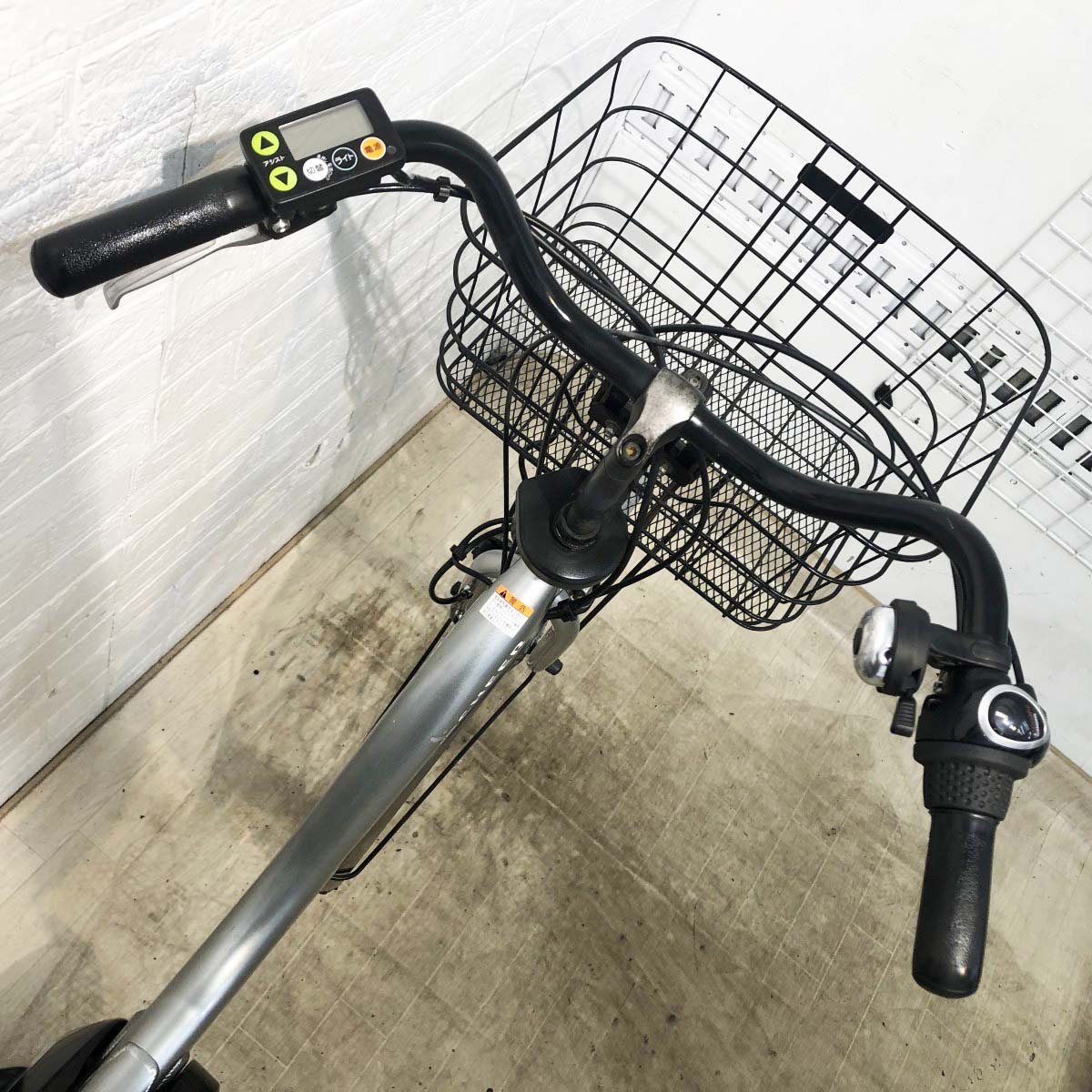 中古電動自転車 ヤマハ PAS チア シルバー 26インチ YI034