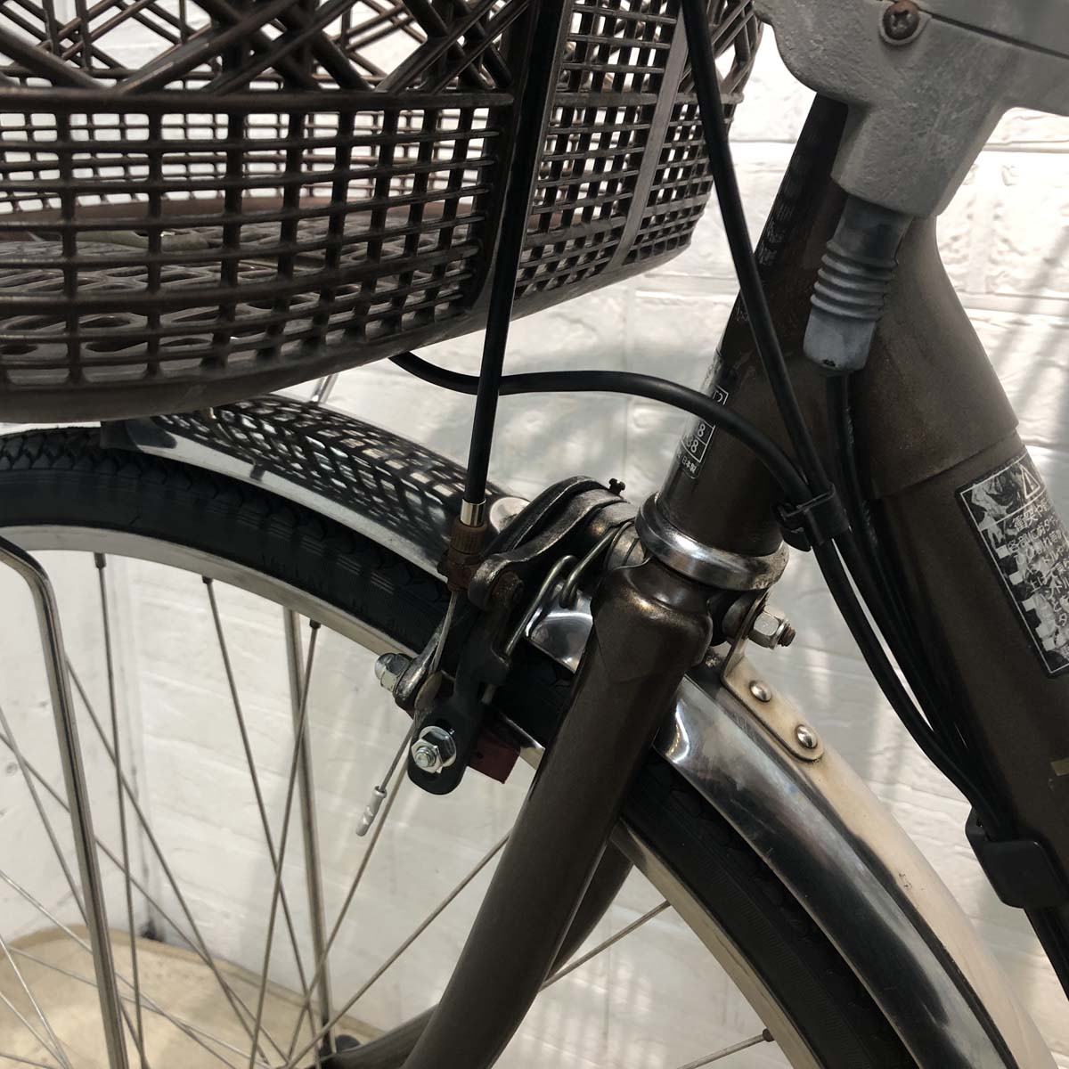 中古電動自転車 パナソニック ビビ EX ブラウン 26インチ YD029