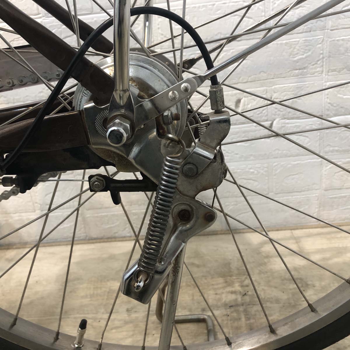 中古電動自転車 パナソニック ビビ EX ブラウン 26インチ YD029