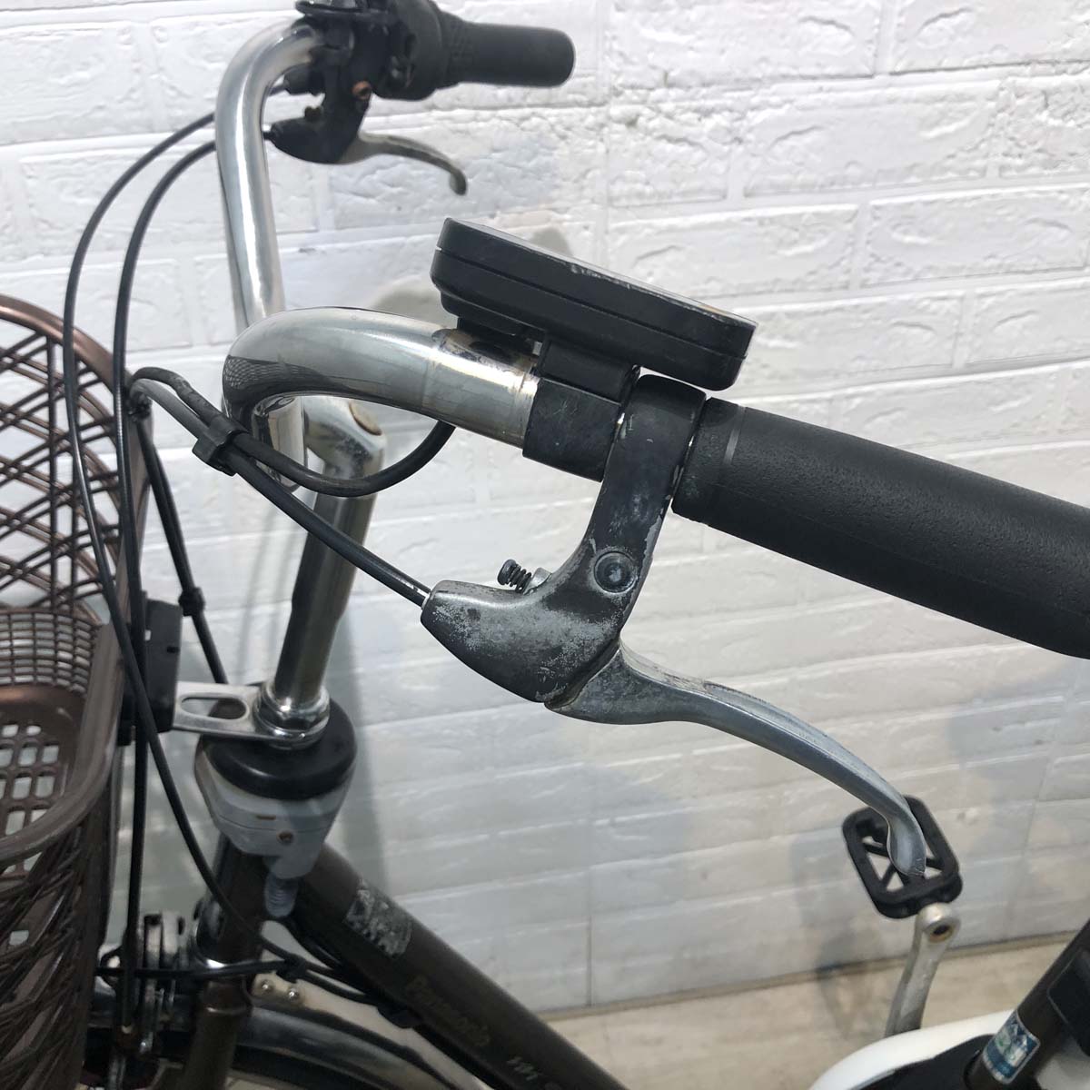 中古電動自転車 パナソニック ビビ EX ブラウン 26インチ YD029