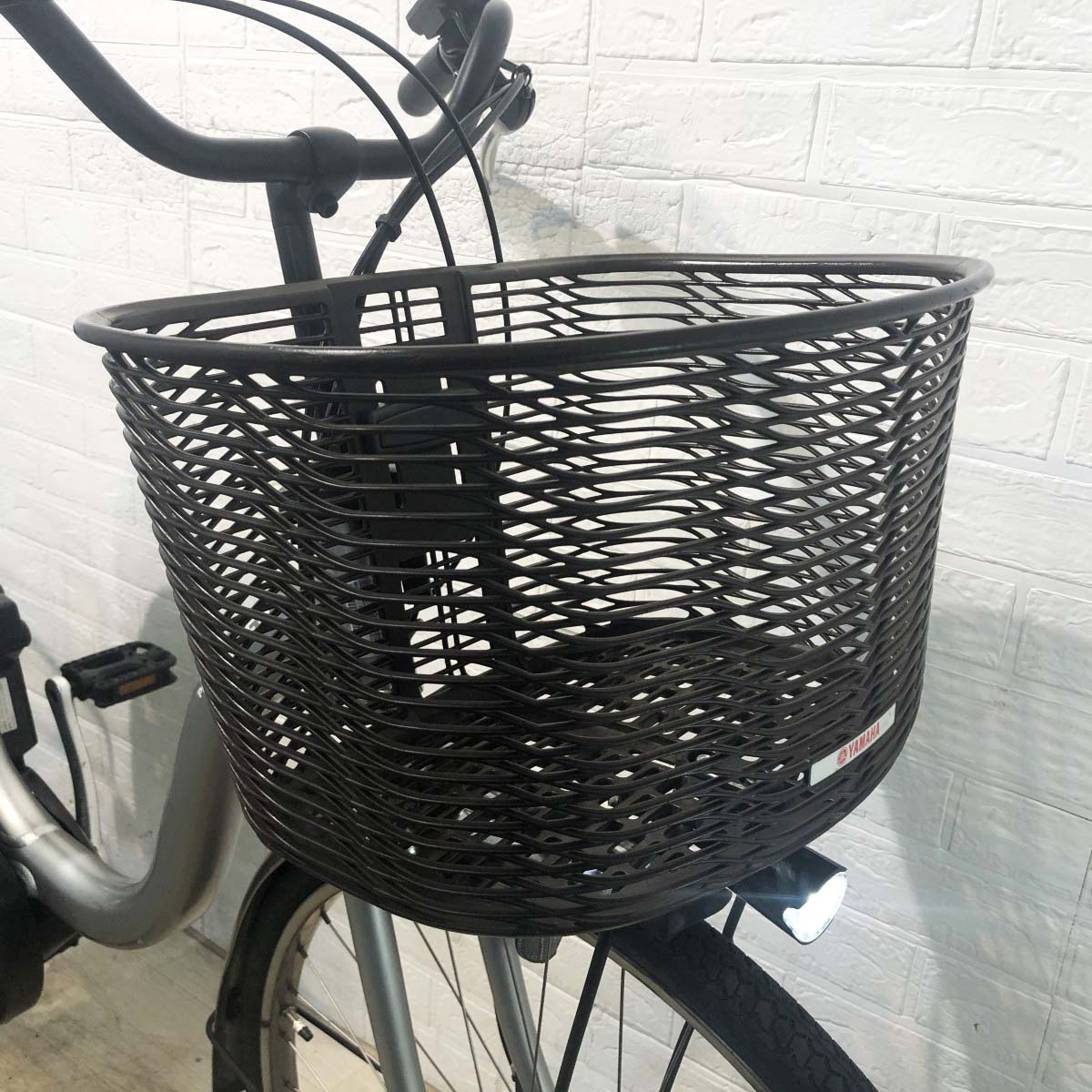 中古電動自転車 ヤマハ PAS チア シルバー 26インチ YI035