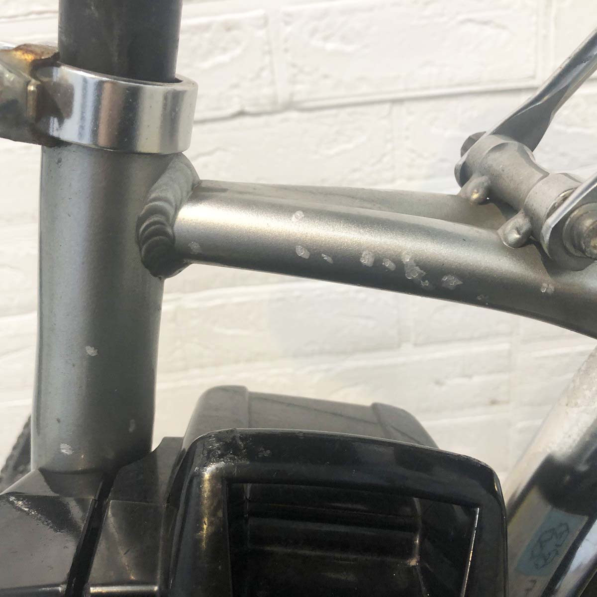 中古電動自転車 ヤマハ PAS チア シルバー 26インチ YI035