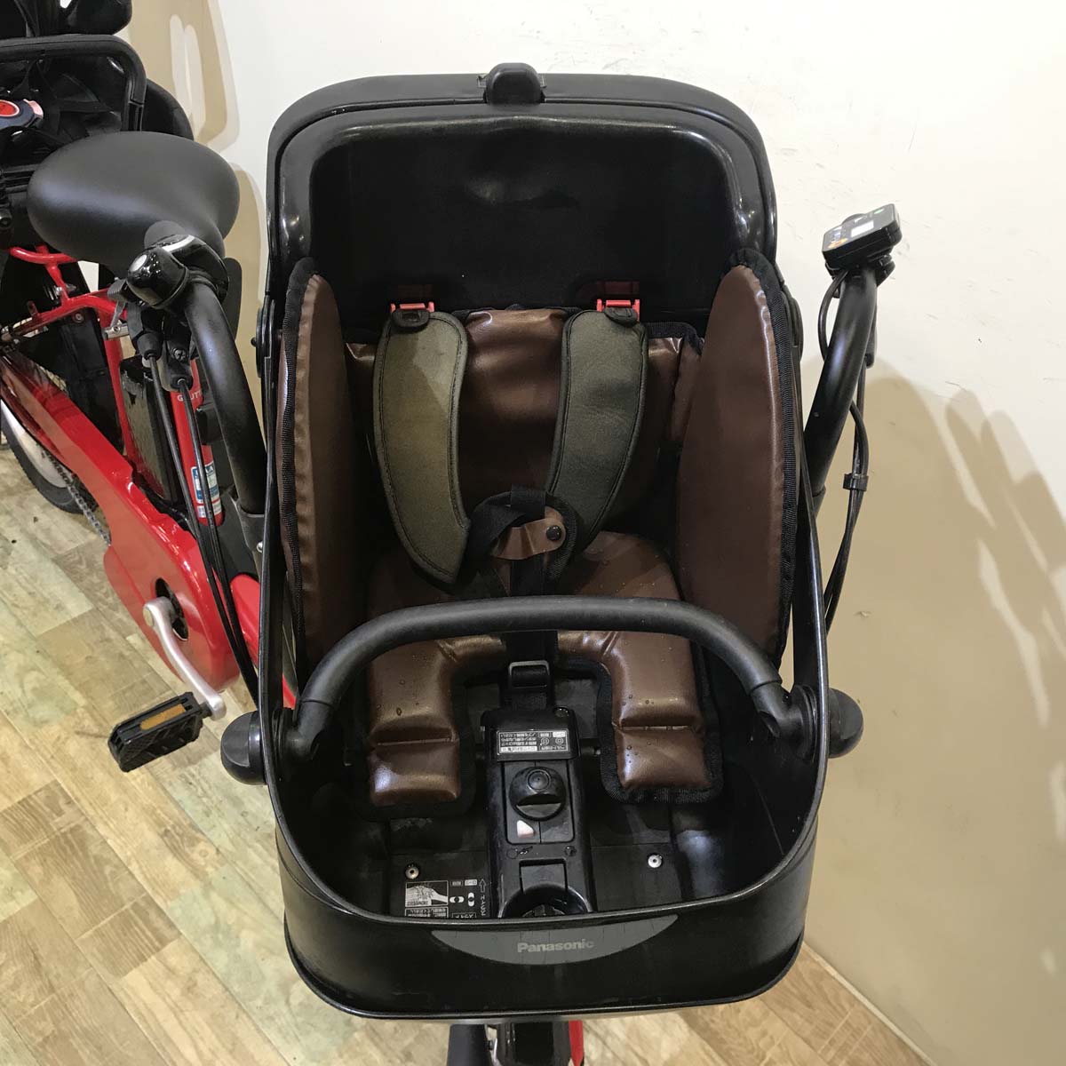 中古電動自転車 パナソニック ギュット ミニ DX レッド 20インチ KB109