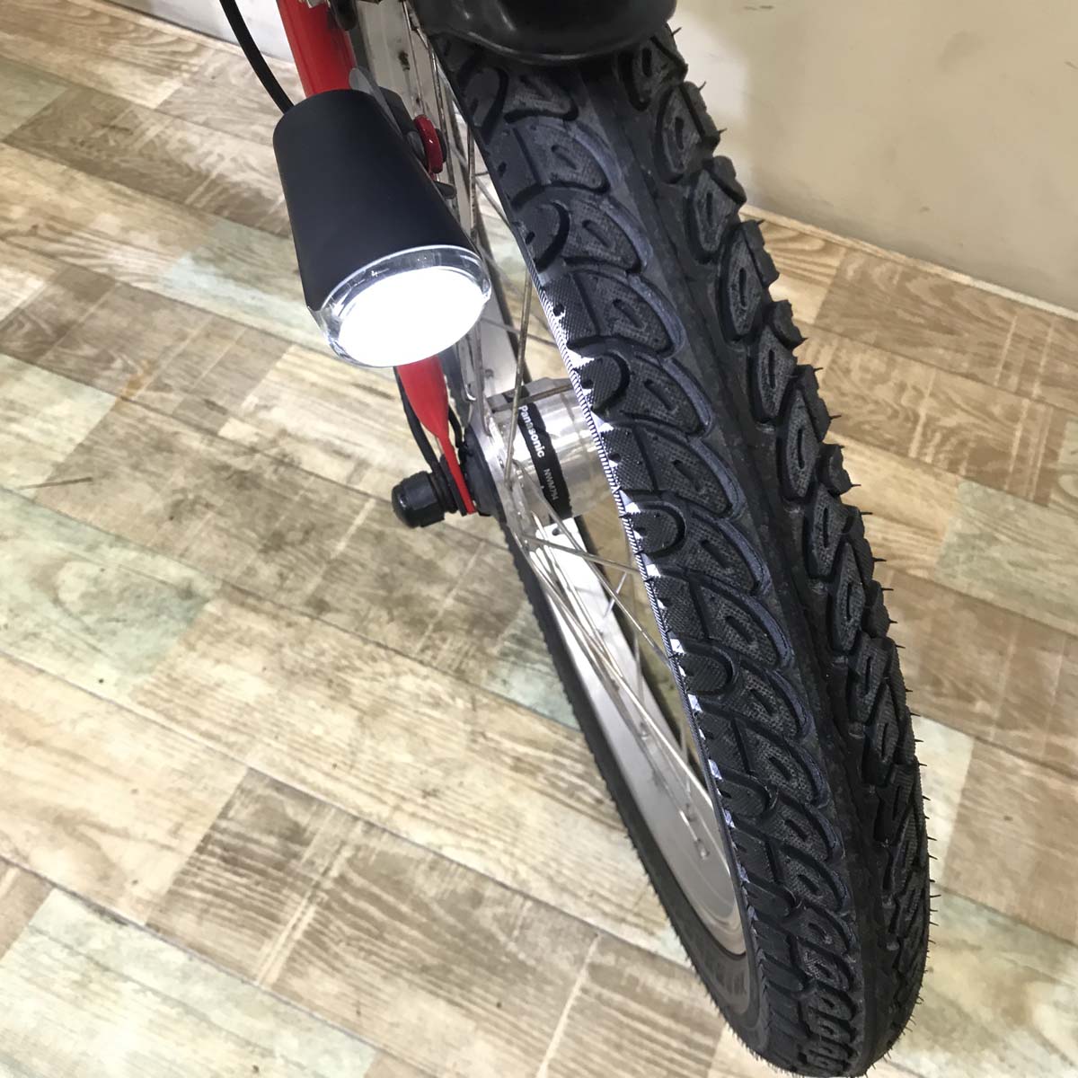 中古電動自転車 パナソニック ギュット ミニ DX レッド 20インチ KB109