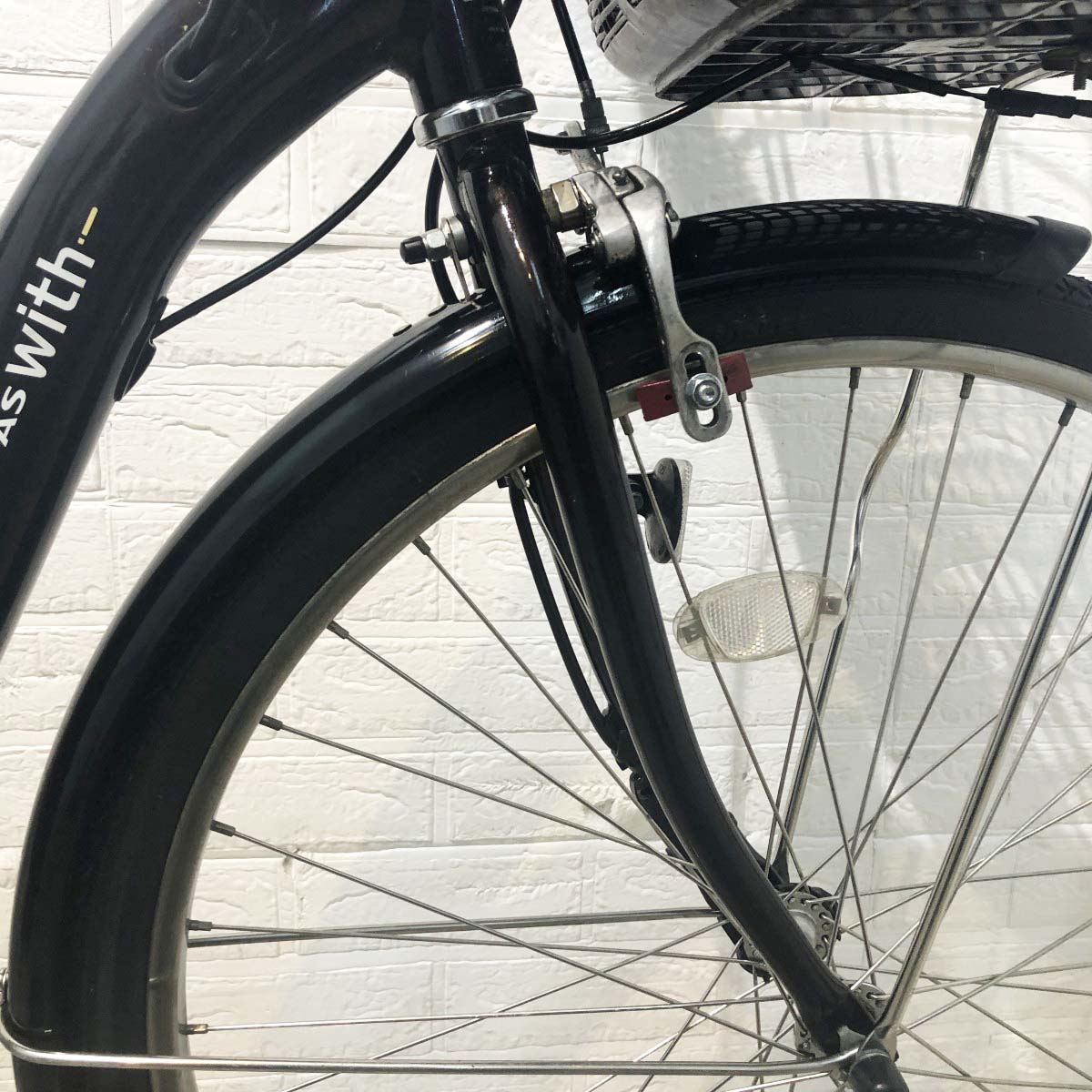 中古電動自転車 ヤマハ PAS ウィズ ブラウン 24インチ YI037