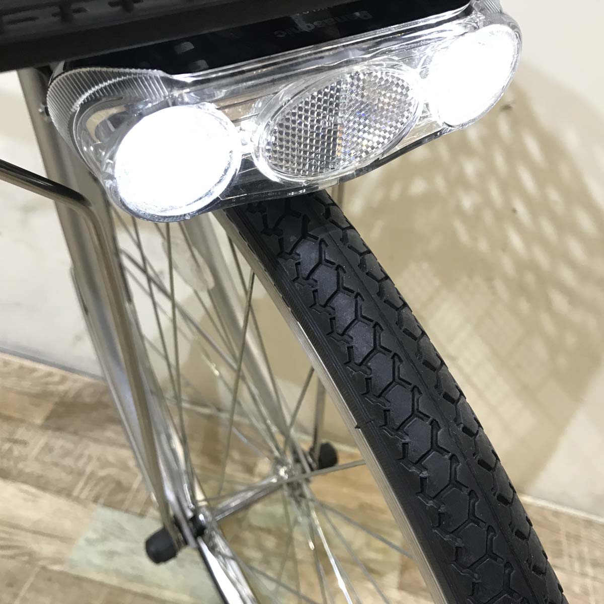 中古電動自転車  パナソニック ビビ TX シルバー 26インチ KB110