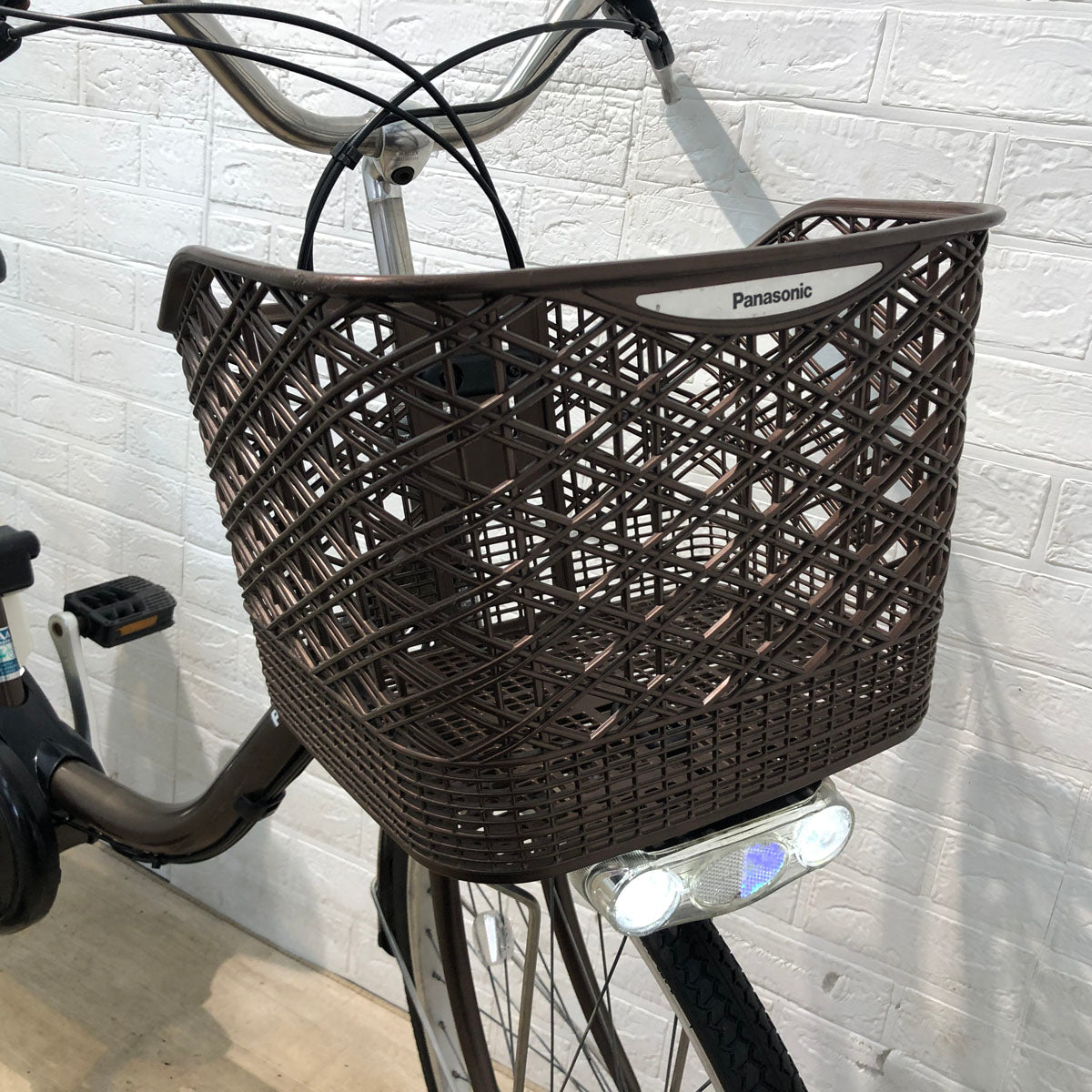 電動自転車 新品バッテリー パナソニック ビビ TX ブラウン 24インチ YV107 【中古車】 