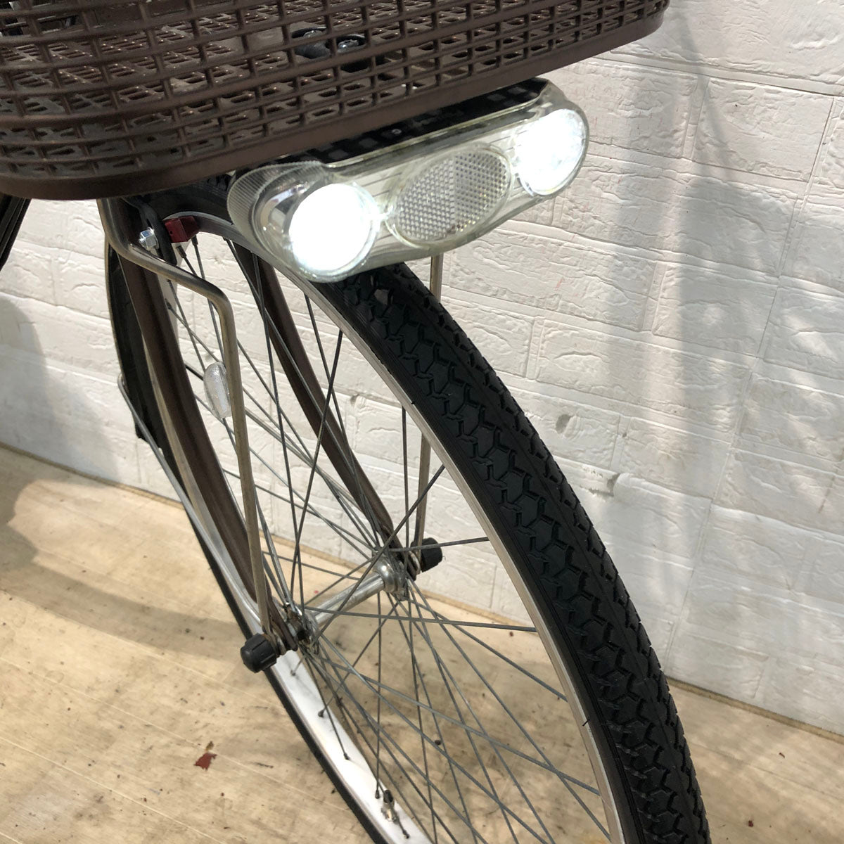 電動自転車 新品バッテリー パナソニック ビビ TX ブラウン 24インチ YV107 【中古車】 