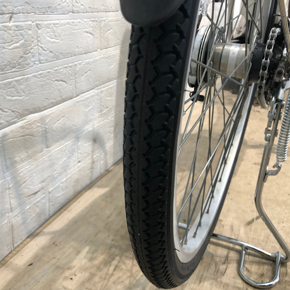 電動自転車 新品バッテリー パナソニック ビビ TX ブラウン 24インチ YV107 【中古車】 