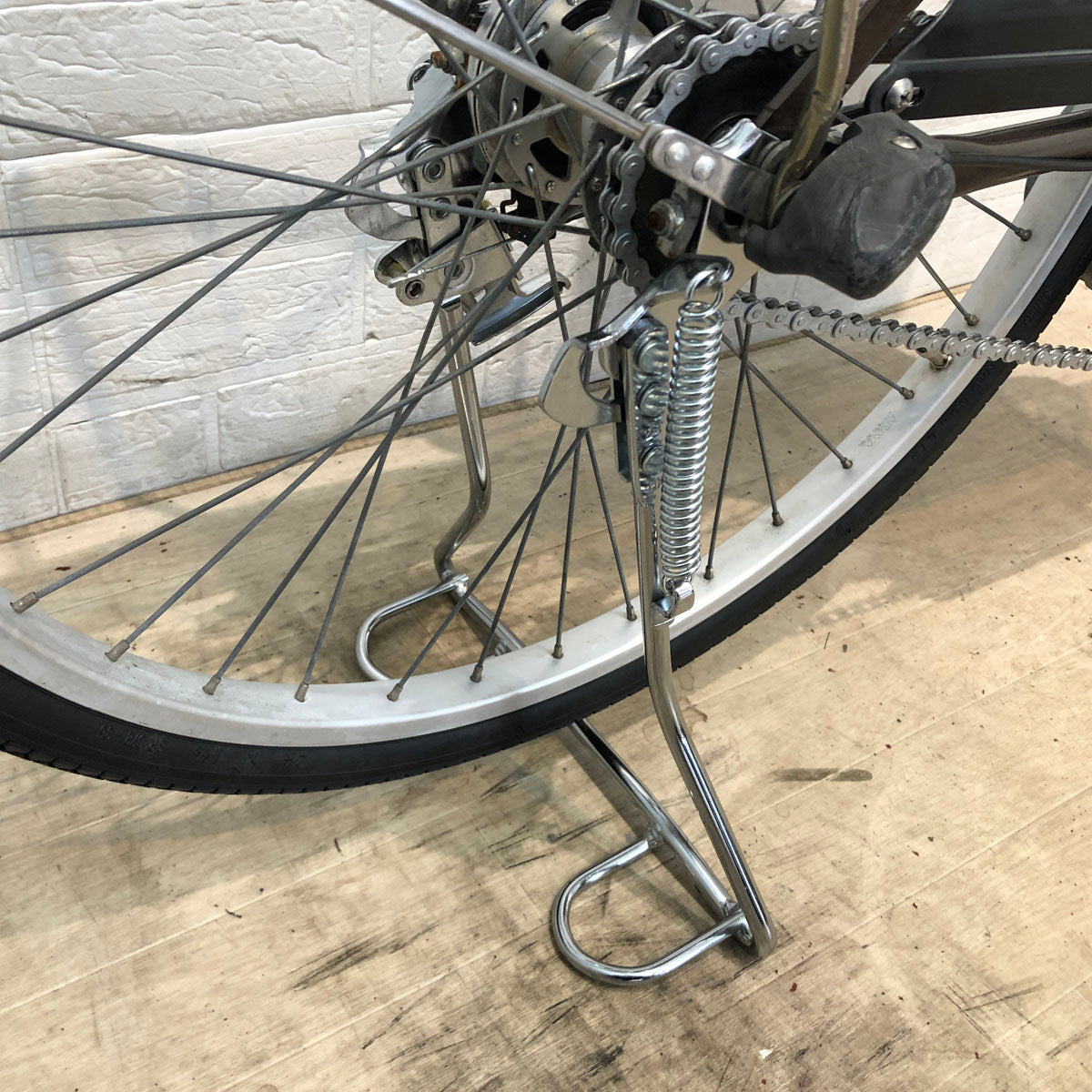 電動自転車 新品バッテリー パナソニック ビビ TX ブラウン 24インチ YV107 【中古車】 