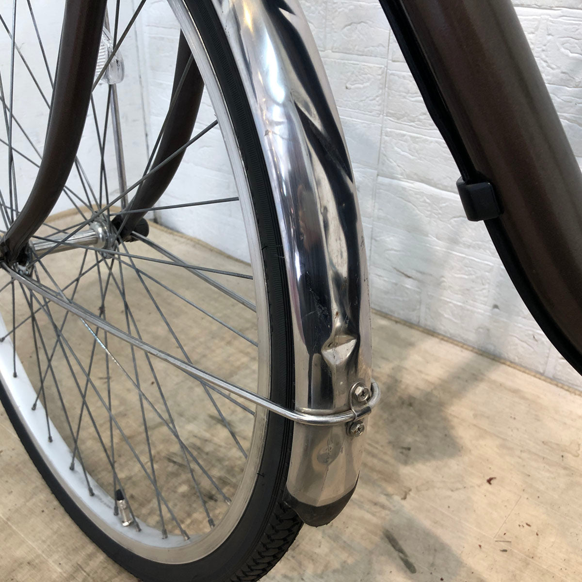 電動自転車 新品バッテリー パナソニック ビビ TX ブラウン 24インチ YV107 【中古車】 