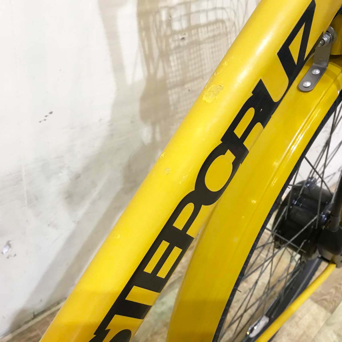 中古電動自転車 ブリヂストン ステップクルーズe イエロー 26インチ KG112