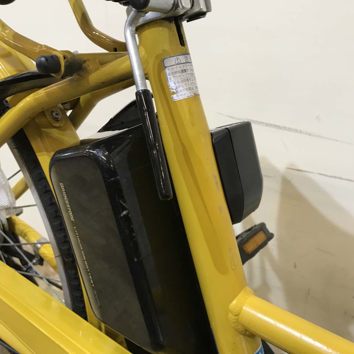 中古電動自転車 ブリヂストン ステップクルーズe イエロー 26インチ KG112
