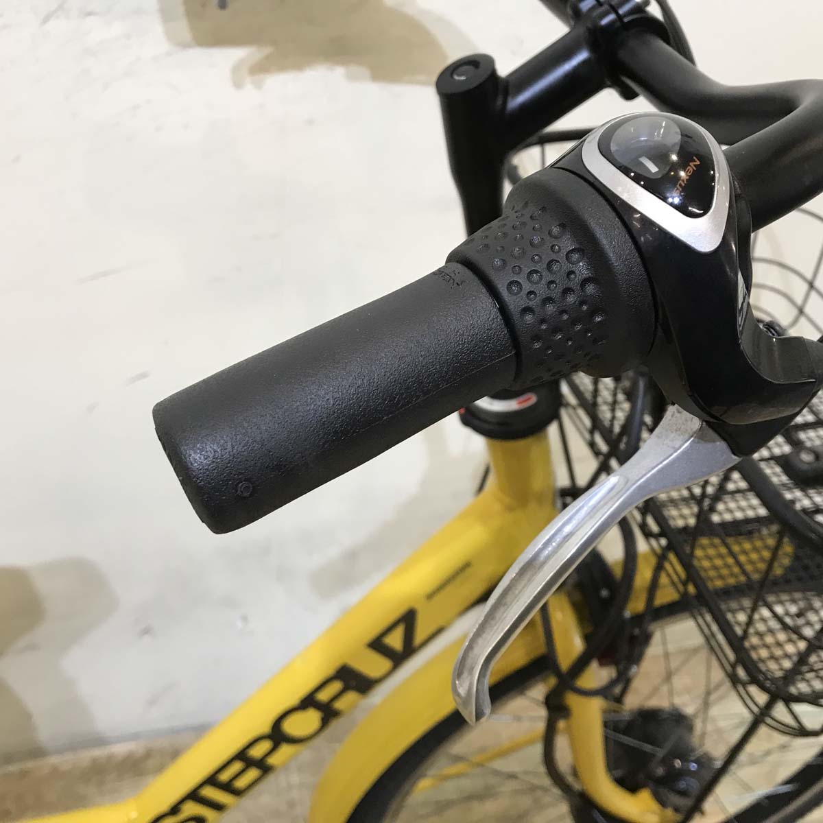 中古電動自転車 ブリヂストン ステップクルーズe イエロー 26インチ KG112