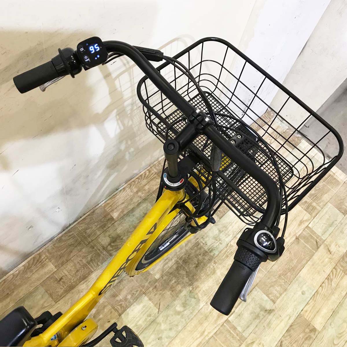 中古電動自転車 ブリヂストン ステップクルーズe イエロー 26インチ KG112