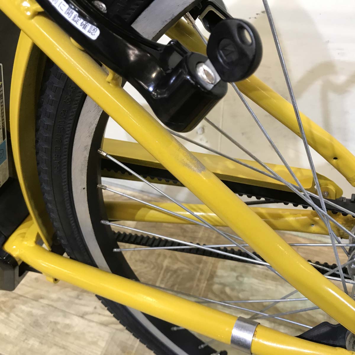 中古電動自転車 ブリヂストン ステップクルーズe イエロー 26インチ KG112