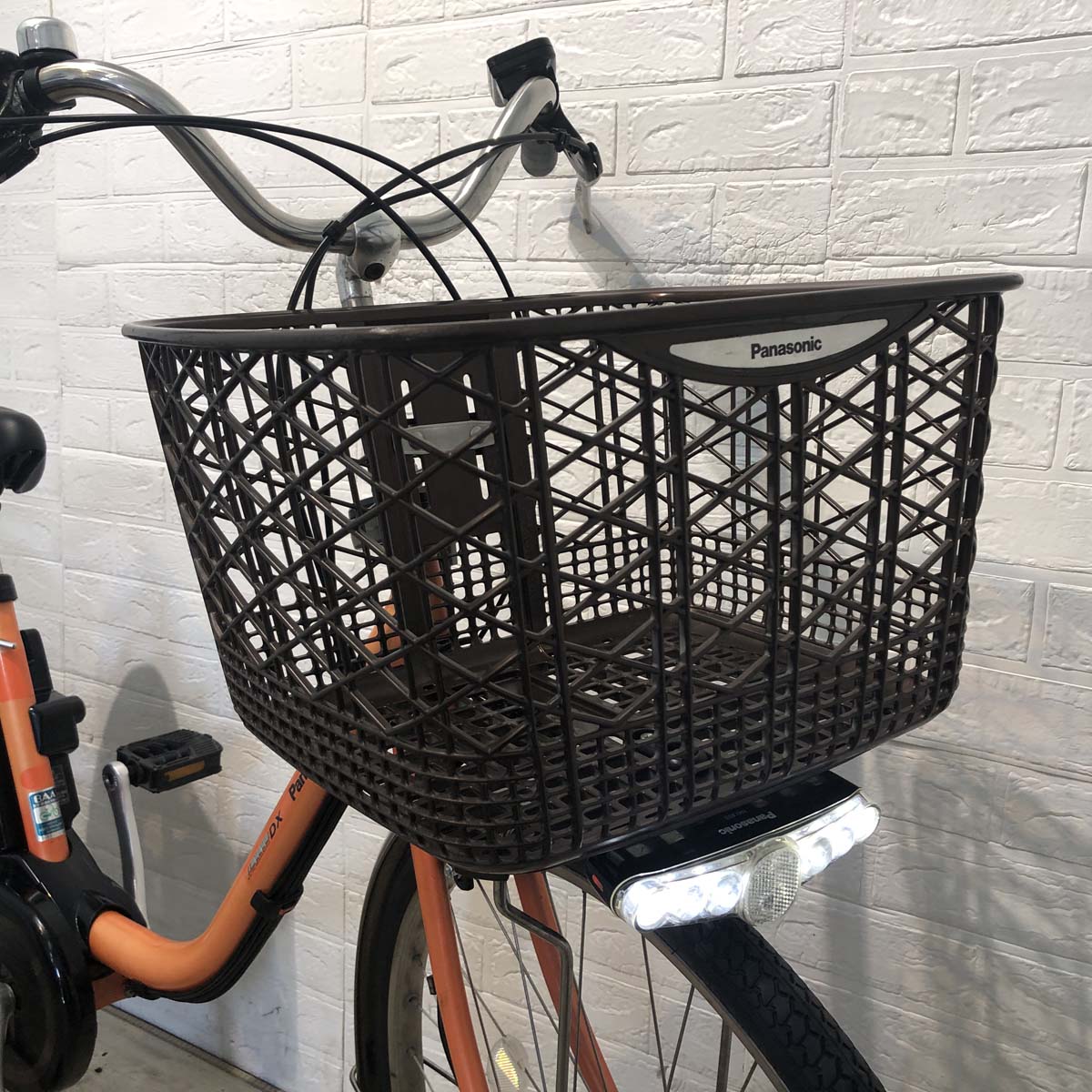 中古電動自転車 パナソニック ビビ DX オレンジ 26インチ YD035 