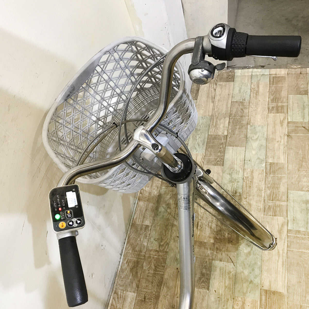 中古電動自転車 パナソニック ビビDX シルバー 26インチ KG113