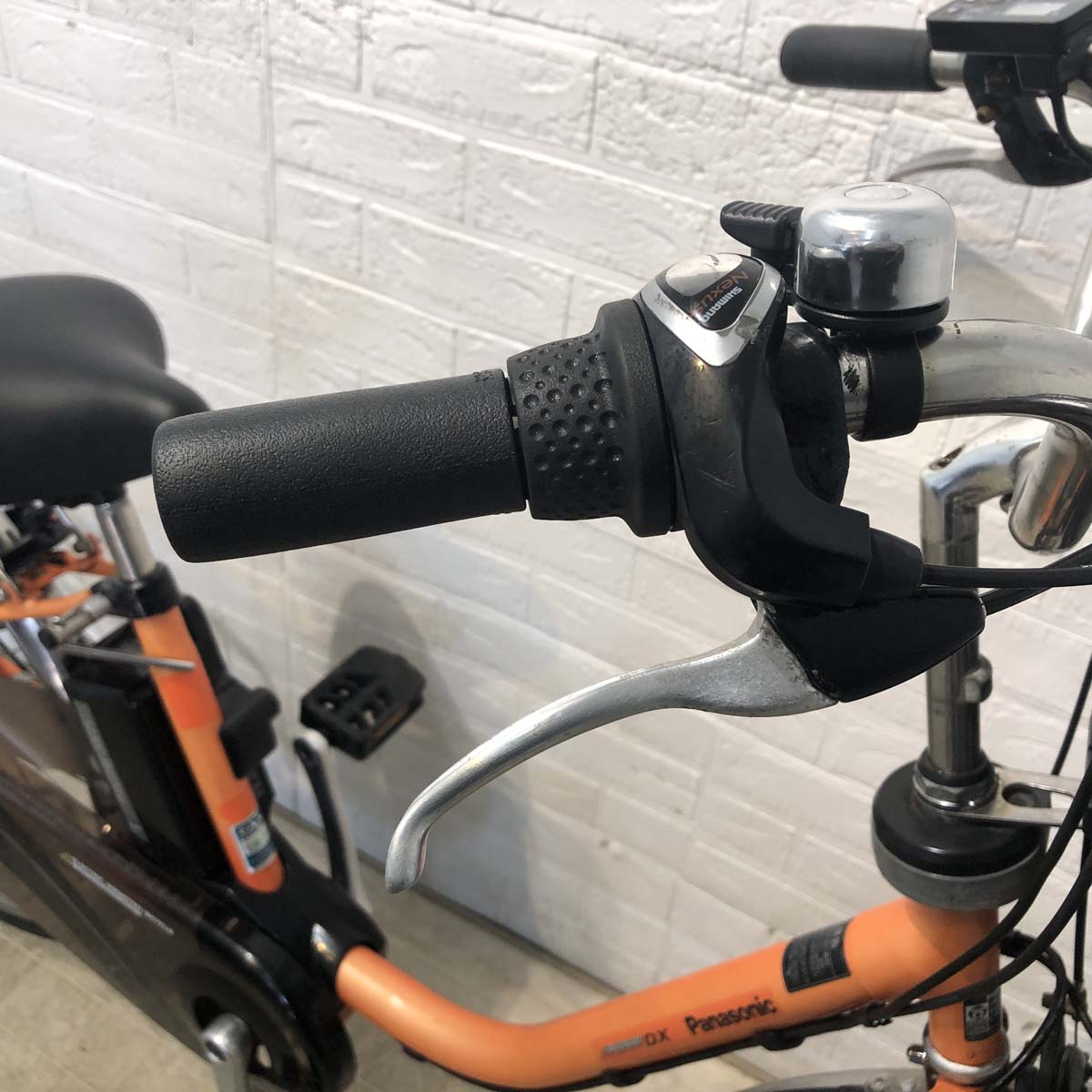中古電動自転車 パナソニック ビビ DX オレンジ 26インチ YD035 