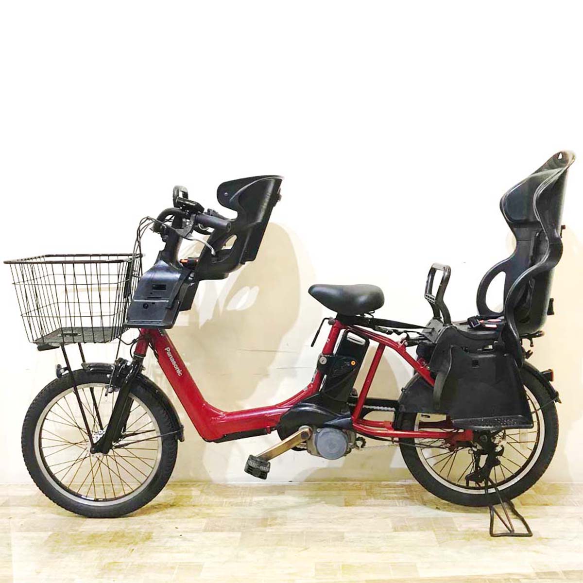 中古電動自転車 パナソニック ギュット アニーズ レッド 20インチ KB113