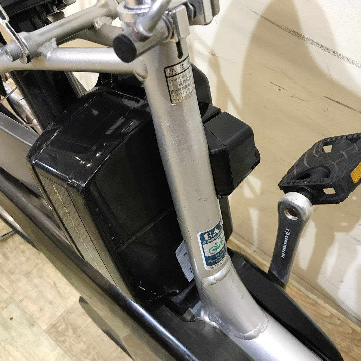 中古電動自転車 ヤマハ PAS ナチュラXL スーパー シルバー 26インチ KG114