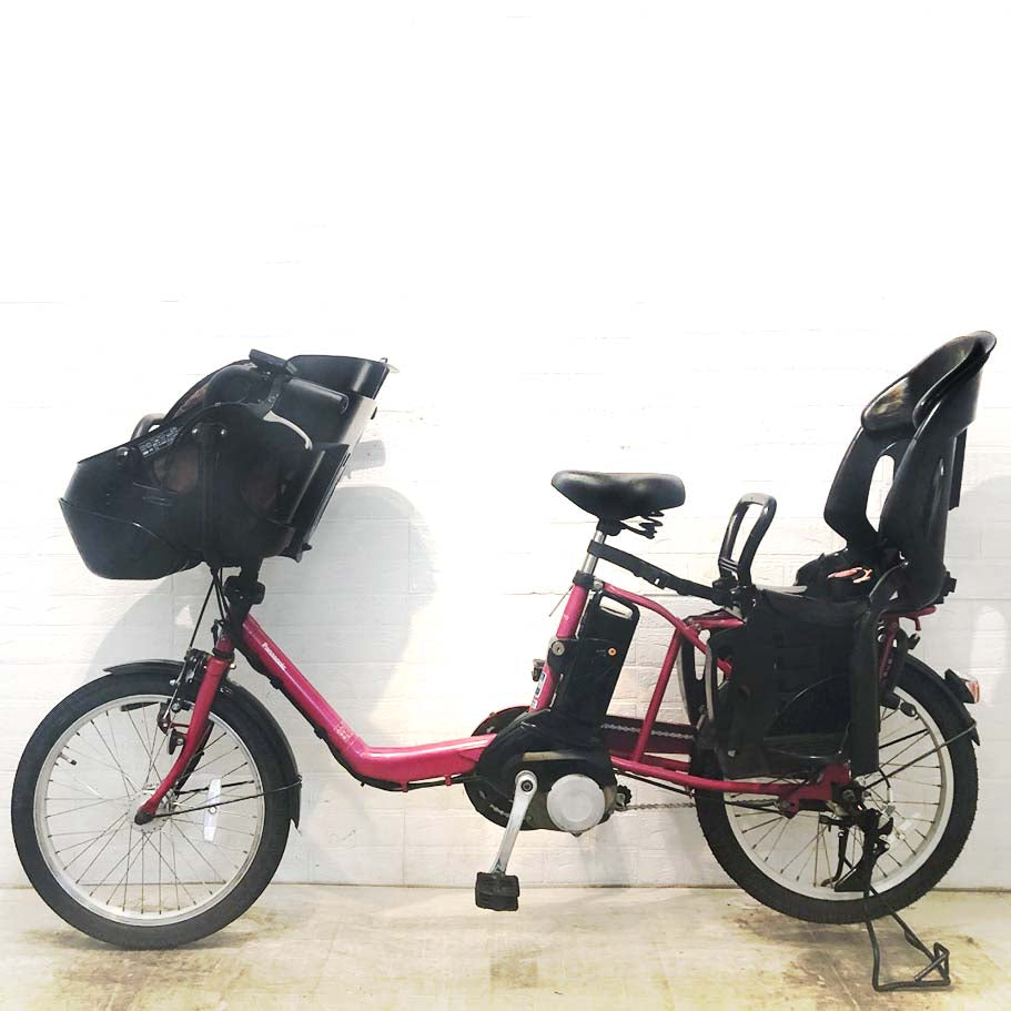 中古電動自転車 パナソニック ギュットミニDX ピンク 20インチ YI042