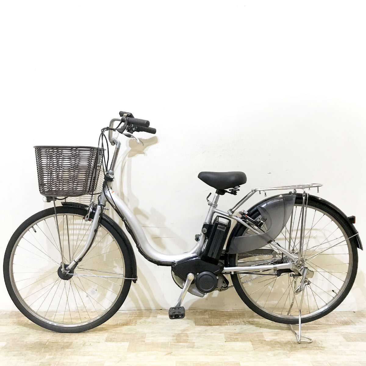 中古電動自転車 ヤマハ PAS ナチュラXL スーパー シルバー 26インチ KG114