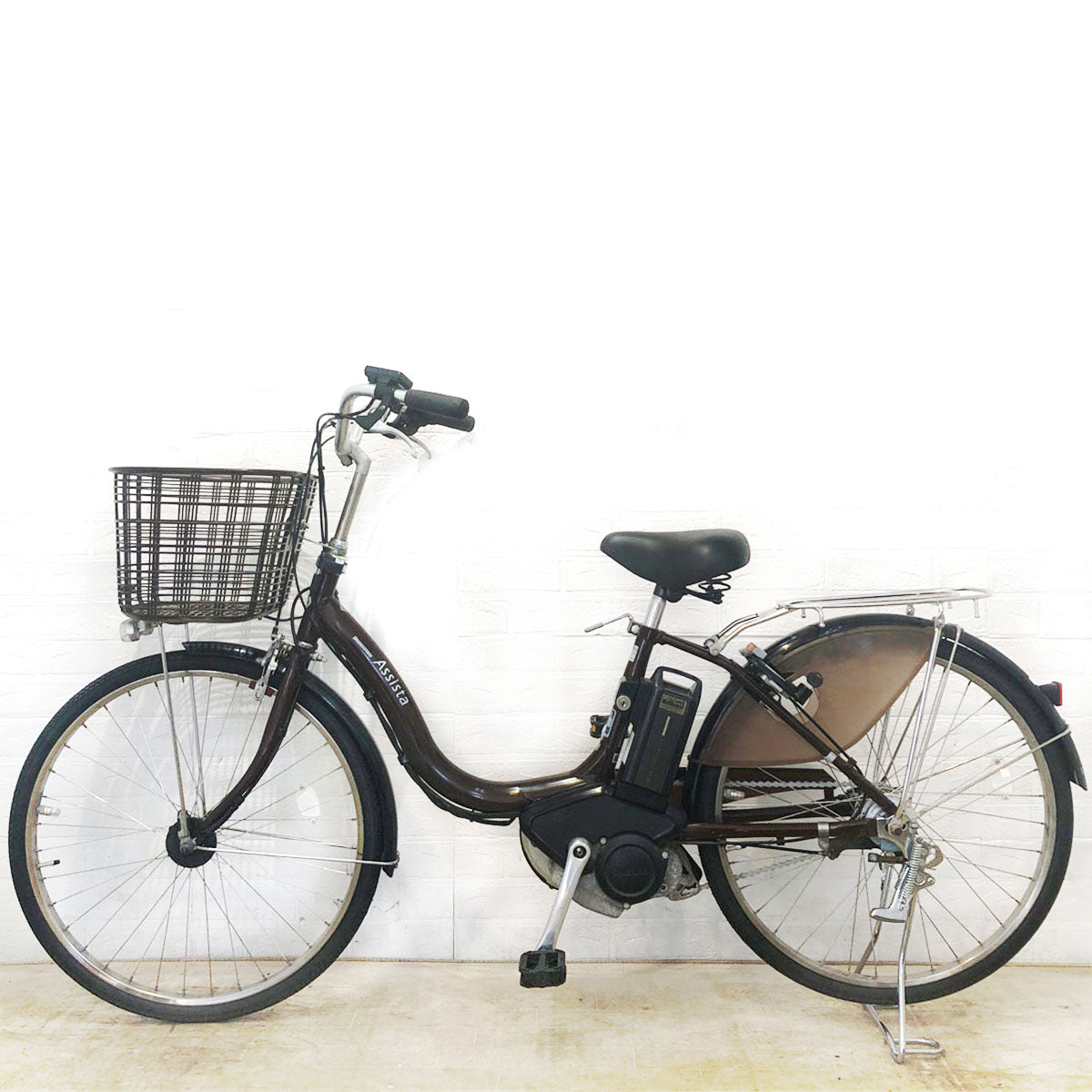 中古電動自転車 ブリヂストン アシスタ DX ブラウン 24インチ YD037
