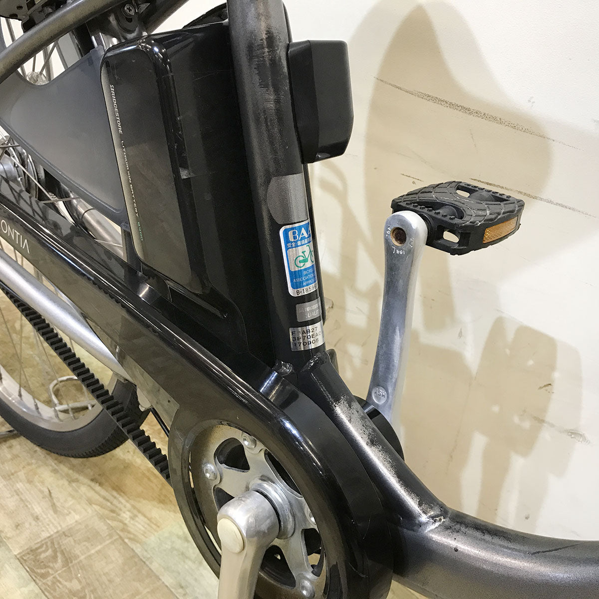 中古電動自転車 ブリヂストン フロンティア シルバー 26インチ KG115