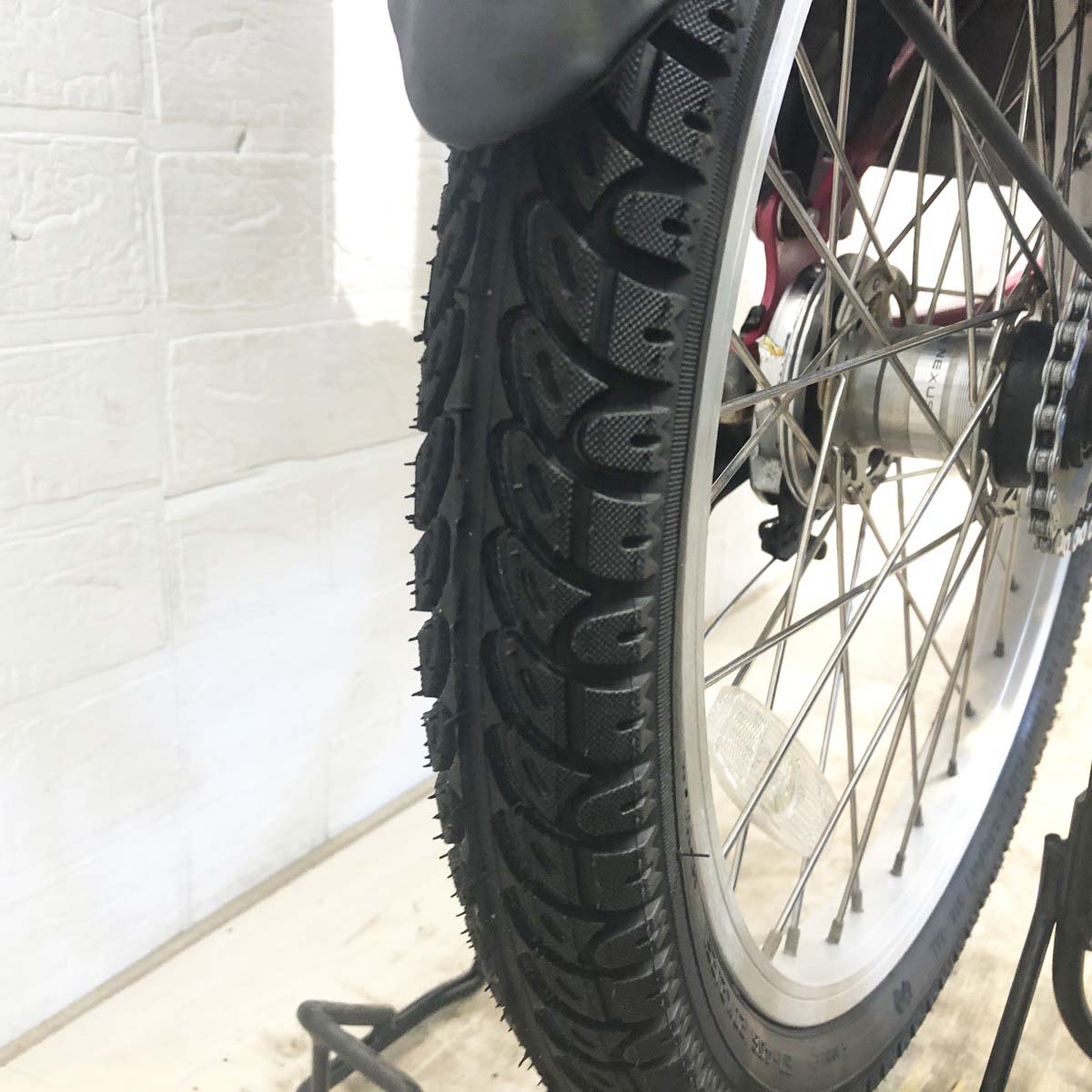 中古電動自転車 パナソニック ギュットミニDX ピンク 20インチ YI042
