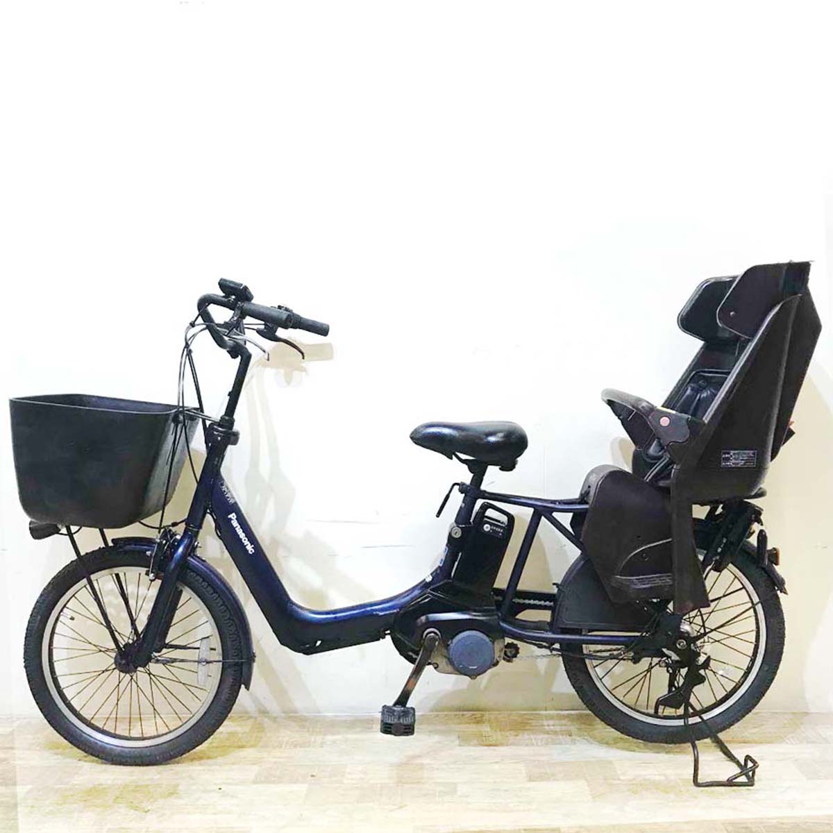中古電動自転車 パナソニック ギュット アニーズ KD ネイビー 20インチ KB115
