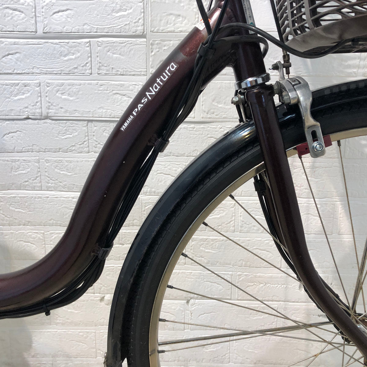電動自転車 ヤマハ PAS ナチュラ L ブラウン 26インチ YV113 【中古車】