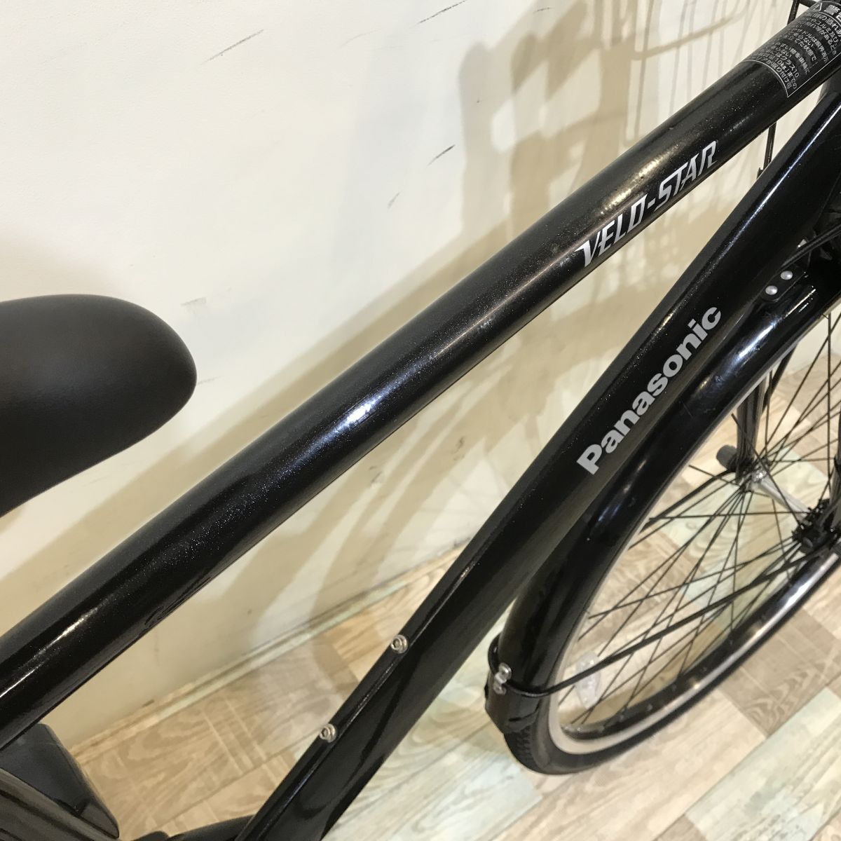 中古電動自転車 パナソニック ベロスター ブラック 700C KG117