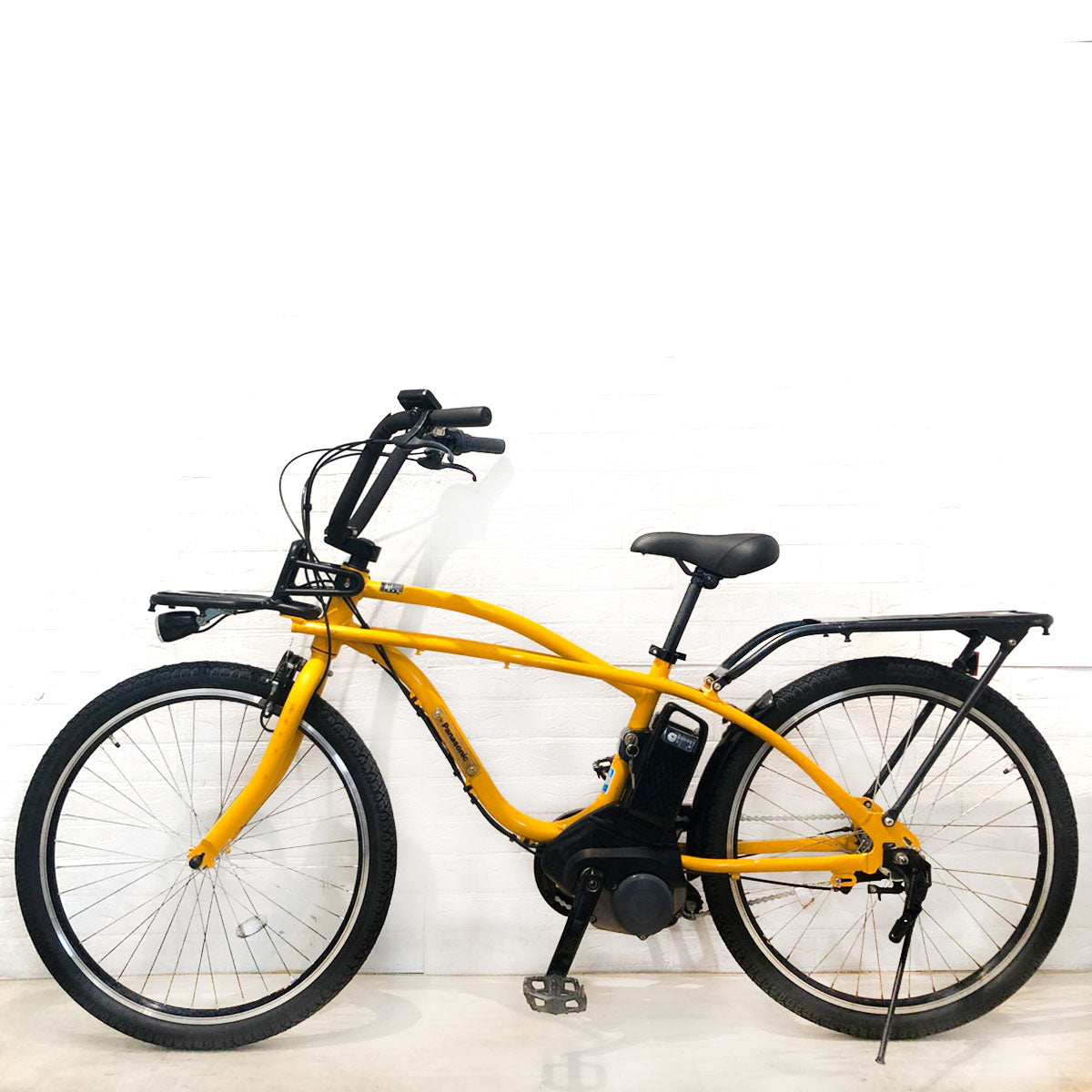 電動自転車 パナソニック BP02 イエロー 26インチ YV114 【中古車 電動自転車 パナソニック BP02 イエロー 26インチ YV114 【中古車