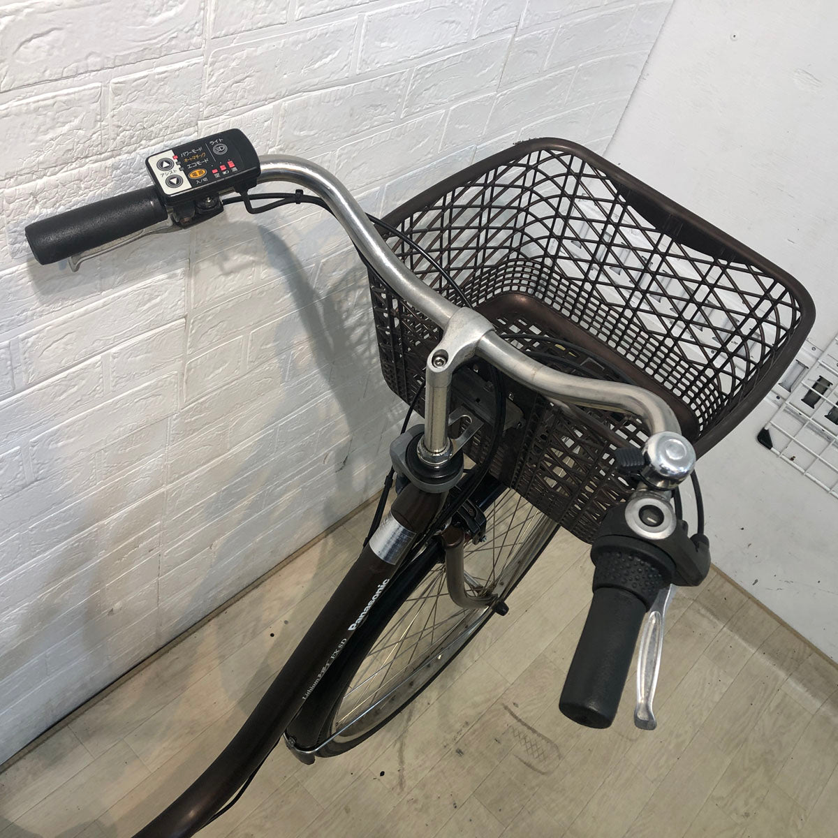 中古電動自転車 パナソニック ビビ FX ブラウン 26インチ YD039