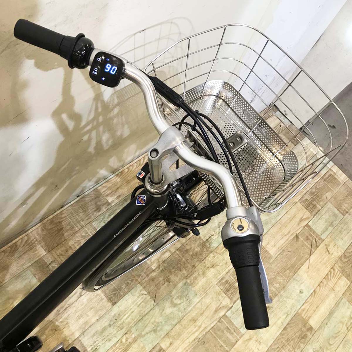 中古電動自転車 ブリヂストン アルベルト e ブラック 27インチ KB117